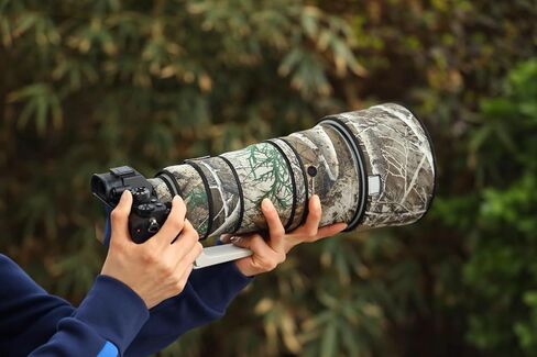 معطف Rolanpro مقاوم للماء للعدسات المموهة لهاتف Sony FE 300 مم F2.8 GM OSS غطاء حماية لعدسة Sony 300 مم - #رمادي رقمي مقاوم للماء in Kuwait