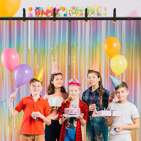 T-Shape Portable Backdrop Stand 6.5x3.2FT, Adjustable Photo Background Stand Kit, Small Backdrop Stand with 4 Spring Clamps, Sandbag, Carry Bag for Parties, Wedding, Photography, Decoration in Kuwait