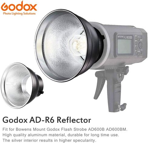 GODOX AD-R6 7 بوصة/16.9 سم عاكس تثبيت بوينز القياسي لفلاش ستروب الخارجي Godox AD600B AD600BM (AD-R6) in Kuwait