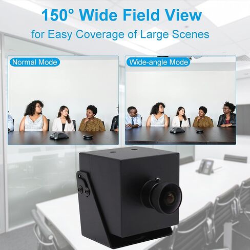 كاميرا 4K HDMI عالية السرعة 30 إطارًا في الثانية كاميرا USB كاميرا ويب 8 ميجابكسل مع عدسة عين السمكة بزاوية واسعة 170 درجة H.265 2X تكبير رقمي إخراج متزامن عن قرب كاميرا Lightburn للكمبيوتر المحمول in Kuwait