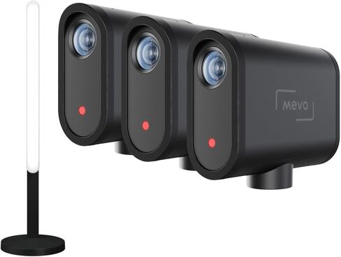 لوجيتك Litra Beam Premium LED Streaming Key Light مع تقنية TrueSoft حزمة Mevo Wireless Live Streaming Camera 3pk (2 عنصر) in Saudi Arabia
