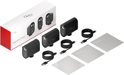 لوجيتك Litra Beam Premium LED Streaming Key Light مع تقنية TrueSoft حزمة Mevo Wireless Live Streaming Camera 3pk (2 عنصر) in Saudi Arabia