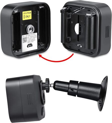 وصلة بطارية ليثيوم Wasserstein AA (عبوة من قطعتين) متوافقة مع Blink Outdoor وBlink Indoor (البطاريات غير متضمنة) (غير متوافقة مع Blink XT2/XT) in Kuwait