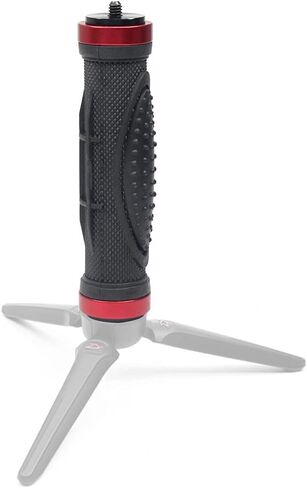 BGNing مقبض الكاميرا قبضة دعم جبل مع 1/4 بوصة ذكر المسمار الكاميرا المطاط قبضة اليد مقبض عالمي مثبت الكاميرا لكاميرا الفيديو الرقمية SLR فيديو LED الضوء (2 قطعة) in Kuwait