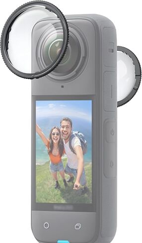 FiTSTILL Universal Lens Glass Protective Film Compatible with Insta360X4 Sticky Easy Installation Film Set Accessories 9H Hardness Scratch Resistant in Saudi Arabia