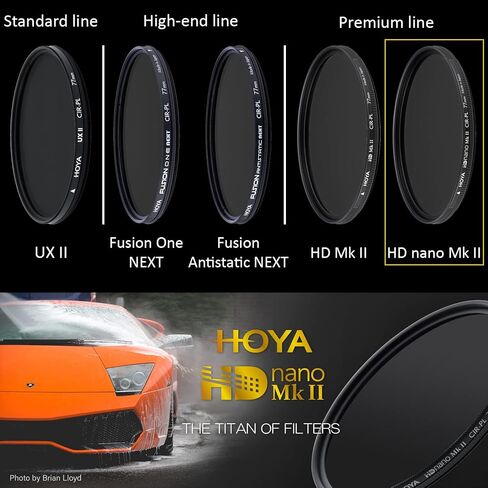 Hoya YYU4162 UV Filter HD Nano MkII ø62 mm, Black in Kuwait