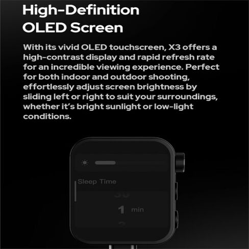 مشغل فلاش لاسلكي Godox X3-N TTL متوافق مع نيكون، جهاز إرسال فلاش شاشة لمس OLED عالي الوضوح، جهاز إرسال فلاش Speedlight قابل للتعديل لنيكون Z6 D850 D750 D610 D7100 D5300 D3100 in Saudi Arabia