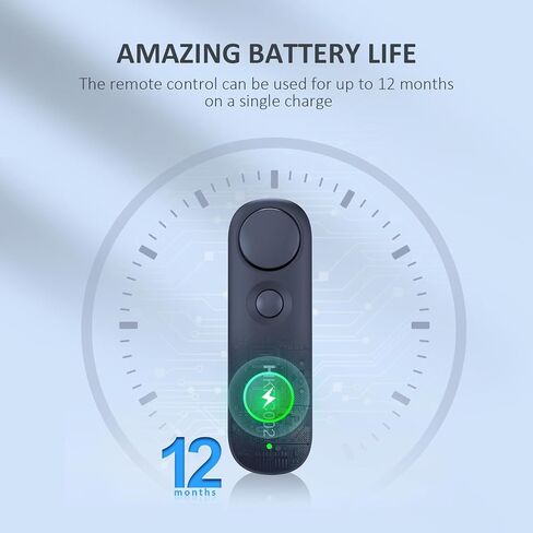 RF Remote Control Page Turner for Kindle Reading Ipad iPhone Android Tablets Surface Comics, Wireless Camera Video Recording Remote Controller, with Reading Light in Saudi Arabia