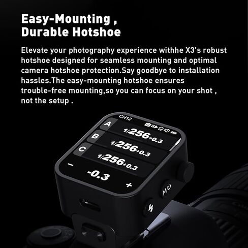جهاز إرسال الزناد اللاسلكي GODOX X3 X3F X3-F - مشغل فلاش 2.4G TTL، بطارية ليثيوم مدمجة، شاشة لمس OLED، وظيفة تحويل TCM، حذاء ساخن متين متوافق مع كاميرات Fujifilm in Saudi Arabia