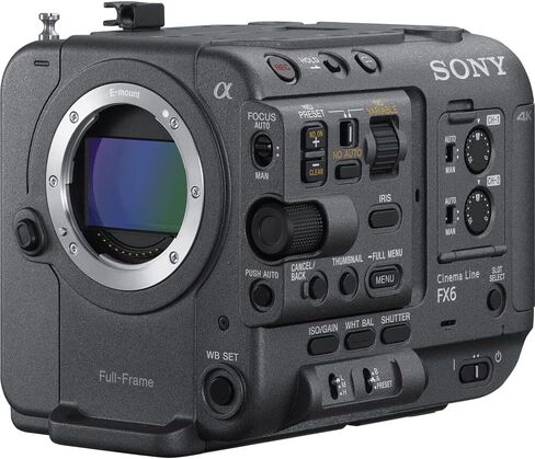 هيكل كاميرا سينمائية كاملة الإطار FX6 من سوني فقط ILME-FX6V، وعدسة FE مقاس 70-200 مم، وبطاقة ذاكرة 160 جيجابايت، وبطارية BP-U35، ومجموعة مرشح، ومجموعة مرشح الألوان، وغطاء العدسة، وحقيبة، ومحفظة بطاقة الذاكرة، والمزيد in Saudi Arabia