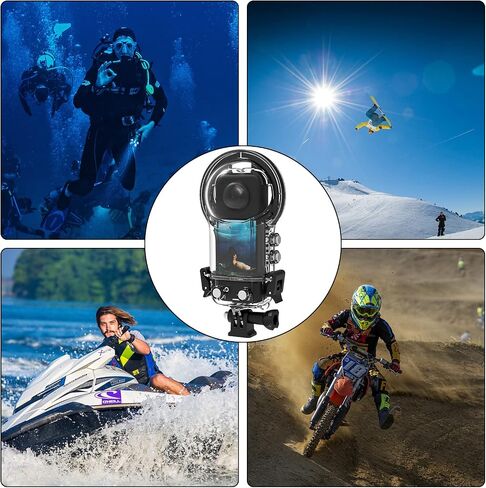 O’woda Waterproof Housing Case for Insta360 X3-50M/164FT Diving Shell Underwater Protective Box Compatible with Insta360 X3 Camera Accessories in Saudi Arabia