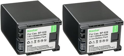 Kastar 1-Pack BP-828 Battery 7.4V 3300mAh Replacement for Canon XF400, XF405, XA10, XA11, XA15, XA20, XA25, XA30, XA35, XA40, XA45, XA50, XA55, VIXIA HF G21, VIXIA HF G30, VIXIA HF G40 Camcorder in Saudi Arabia