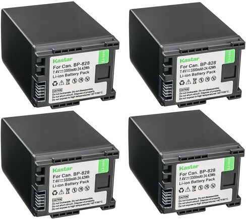 Kastar 1-Pack BP-828 Battery 7.4V 3300mAh Replacement for Canon XF400, XF405, XA10, XA11, XA15, XA20, XA25, XA30, XA35, XA40, XA45, XA50, XA55, VIXIA HF G21, VIXIA HF G30, VIXIA HF G40 Camcorder in Saudi Arabia