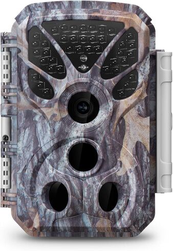 Pro 2 No Glow Trail Camera, 4K 30fps 32MP, 100ft Detection & Flash Range, 0.1sec Trigger Speed, Night Vision, Invisible Infrared, Motion Sensor, 2.4" LCD Screen, IP66 Waterproof Outdoor in Saudi Arabia