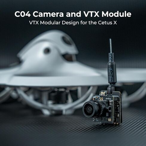 كاميرا BETAFPV C04 ووحدة VTX لوحدة تحكم Flgiht إصدار Cetus X Quadcopter مع M04 5.8G VTX، 160° FOV، 1/3" CMOS 1200TVL 25-400mW VTX لطائرة السباق بدون طيار FPV in Kuwait
