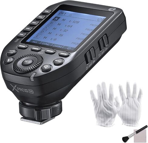 Godox XPROII-N 2.4G جهاز إرسال فلاش لاسلكي TTL Autoflash 1/8000s HSS شاشة LCD كبيرة 32 قناة 16 مجموعة بديلة لكاميرات نيكون in Saudi Arabia