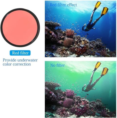 حافظة هاتف HolaFoto Seafrogs SF-PH-01 PRO + مجموعة فلتر أحمر مقاومة للماء للهاتف الخلوي والأيفون، مقاس نافذة العدسة 68 مم × 68 مم، مساحة داخلية 175 مم (طول) × 85 مم (عرض) × 8 مم (عمق) in Kuwait