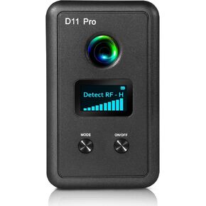Hidden Camera Detectors D11 Pro with Screen, Digital Spy Camera Finder IR Lights Scanner RF GPS Tracker Detector Bug Sweeper for Office Car Airbnb Travel Hotel