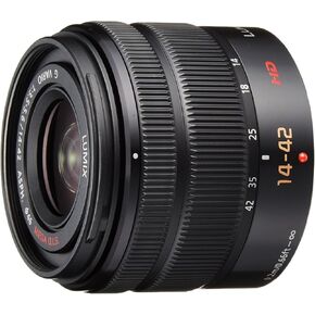 Panasonic LUMIX G Vario 14-42mm / F3.5-5.6 II ASPH. / MEGA O.I.S. Digital Interchangeable Zoom Lens - H-FS1442A - Black (Certified Refurbished)