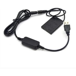 Raeisusp EN-EL5 Dummy Battery EP-62A EH-62A DC Coupler with USB Cable for Nikon Cameras Coolpix P6000 P80 P90 P100 P500 P510 P520 P530 S10