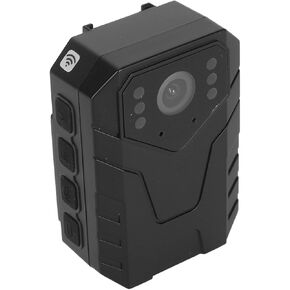 ciciglow 4K Police Body Camera, 1080P WiFi Body Worn Camera with Back Clip, Waterproof Mini Wearable Body Cam with Night Vision Motion Detection