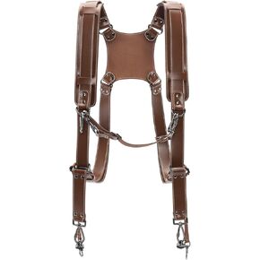 حزام كاميرا Cwatcun، حزام كاميرا للمصورين - أشرطة كتف جلدية مزدوجة للرقبة لكاميرا Canon، Nikon، Sony، Fuji DSLR SLR بدون مرآة - 2.0 S Coffee in Kuwait