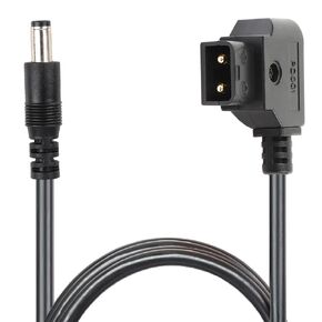 100CM DTap to DC (5.5 * 2.5mm/5.5 * 2.1) Power Cable Replacement Cable for Black Magic Camera & Camcorder Rig V-Mount DSLR Anton Camera Battery