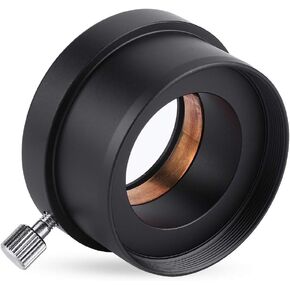 2 to 1.25 Inch Telescope Eyepiece Mount Adapter, Metal, CompressionFitting, Easy to Operate for Clear Images, with Photographic Compatibility