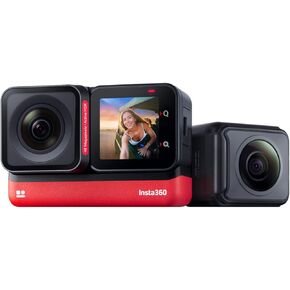 Insta360 ONE RS Twin Edition - Waterproof 4K 60fps Action Camera & 5.7K 360 Camera with Interchangeable Lenses, Stabilization, 48MP Photo, Active HDR, AI Editing in Saudi Arabia