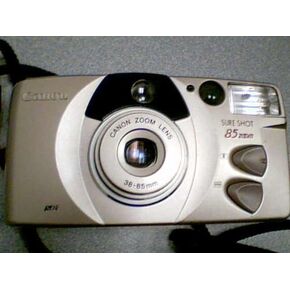 Canon Sure Shot 85 Zoom SAF 35mm Film Camera P&S w/Canon Zoom Lens 38-85mm Autoboy Prima 85 - Built in Flash and Film Motor Drive (Renewed)