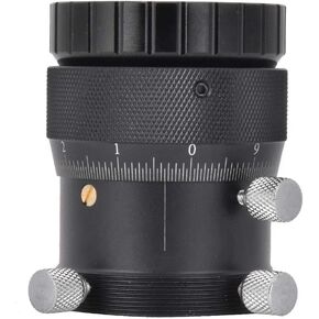 1.25inches Inner T Interface Double Helicals Focuser, 10mm Aluminium Alloy Focusing Stroke High Precision for Astronomical Telescope