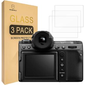 Mr.Shield Screen Protector compatible with Fujifilm GFX 100 II [Tempered Glass] [3-PACK] [Japan Glass with 9H Hardness]