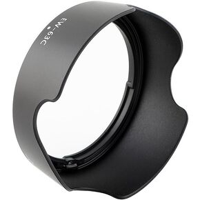 Camera Lens Hood Shade, Dedicated Bayonet Mount Hood Compatible for Canon EF-S 18-55mm F3.5-5.6 is STM & EF-S 18-55mm F4-5.6 is STM & RF 24-50mm f/4.5-6.3 is STM Lens Replaces EW-63C