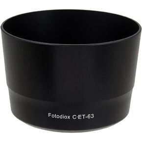 غطاء عدسة Fotodiox بديل لـ ET-63 متوافق مع عدسة EF-S 55-250mm f/4-5.6 IS STM