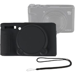 SX740 Silicone Camera Case Rubber Cover for Canon PowerShot SX740 SX730 HS Cameras Accessories Body Skin with Hand Neck Strap Lanyard