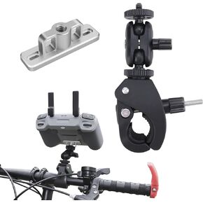 Bike Handlebar Mount Compatible for DJI RC RC2 Remote Control, Bicycle Mount Bracket for Drone Controller Motorcycle Riding Camera Clamp Clip Bike Sports Camera Holder Accessories