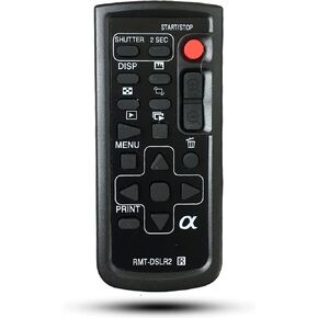 Replacement Remote Control RMT-DSLR2 Compatiblle for Sony Interchangeable Lens Digital Camera RMT-DSLR2 A6500 A6300 A6000 NEX-7 6 5 A99 ILCE-7M3 A77M2 A99M2 A99 NEX-7 6 5 ILCE-7M3 ILCE-7M3K
