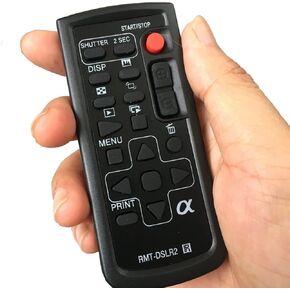 Replacement Remote Control RMT-DSLR2 for Sony Interchangeable Lens Digital Camera RMT-DSLR2 ILCE-7RM3 ILCE-9 ILCE-6500 ILCE-6500M ILCE-6300 ILCE-6300L ILCE-6300M ILCE-7SM2 ILCE-7RM2