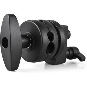 Andoer Multi Functional Heavy Duty, Multi-Functional Light Stand Mounting Adapter Heavy Duty Swivel Head Holder Grip Head for Light Stand Extension Boom Arm Photography with 4 Mounting Holes