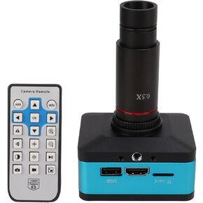 USB Industry Digital Microscope Industrial Camera Microscope Camera Camera with C ‑ Mount Lens 4K HD 12MP 60FPS AC100 ‑ 240V (US Plug)