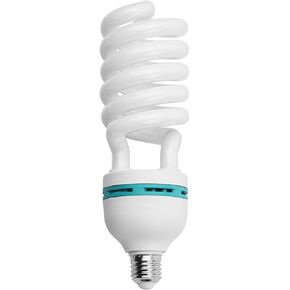 Andoer Spiral Fluorescent Light Bulb 135W 5500K CRI90 Daylight Bulb for Studio Photography Video Lighting