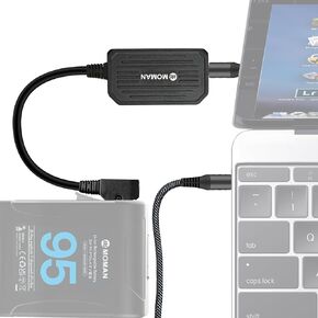 Moman PD100 D-Tap إلى USB-C 100W محول شحن سريع ومصدر طاقة، شحن وتفريغ ثنائي الاتجاه لبطارية V-Mount، كاميرا الهاتف الذكي والكمبيوتر المحمول والكمبيوتر اللوحي in Kuwait