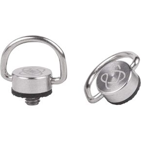 Stainless Steel D Ring Screw Adapter for Camera Strap, Fixing Screw Camera Carabiner Clip for Quick Install Camera Strap