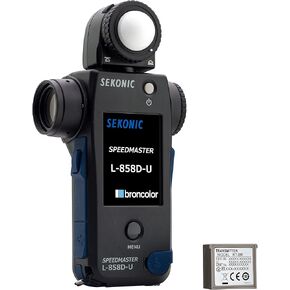 Sekonic L-858D-U SPEEDMASTER Light Meter Kit with RT-BR Transmitter Module for Broncolor