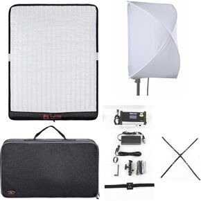 FalconEyes RX-18TD (New Packaging )Bi-Color Dimmable 3000K-5600K 100W Waterproof Flexible Studio Light for Photography (RX-18TD)