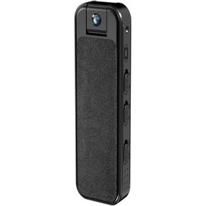 Andoer Corpora Mini Camera, 1080P Police Body CAM with 180° Rotating Lens, 90° Wide Angle, Back Clip for Daily Recording/Service/Delivery