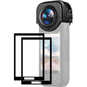 واقي عدسة + واقي شاشة لجهاز Insta360 X4، غطاء حماية للعدسة الزجاجية البصرية مضاد للخدش لجهاز Insta360 X4 in Kuwait