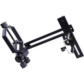 Cellphone Telescope Adapter Mount, Universal Phone Scope Mount, Work with for Point-and-Shoot Digital, SLR, DSLR Cameras and Phones