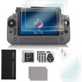 Pack of 2, RC PLUS Remote Tempered Glass Screen Protectors, 9H Hardness 2.5D, Scratch-Resistant, Bubble-free for DJI Inspire 3 / AGRAS T20P T25 T40 T50/Matrice 30 30T RC Drones