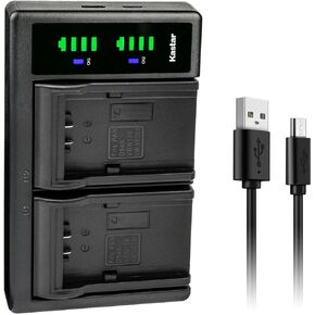 Kastar CGR-D28 LTD2 USB Battery Charger Replacement for Panasonic PV-DV203, PV-DV221, PV-DV351, PV-DV400, PV-DV400K, PV-DV401, PV-DV402, PV-DV600, PV-DV600K, PV-DV601, PV-DV602